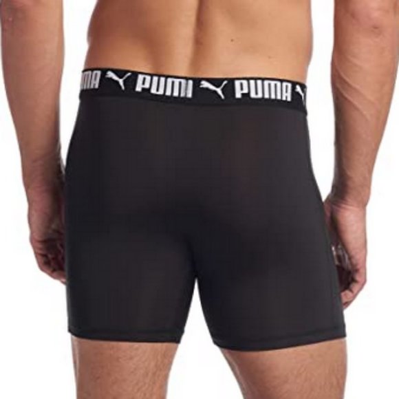Excellent Used Condition Men's PUMA Performance Boxer Briefs Black Size Large - Picture 4 of 11